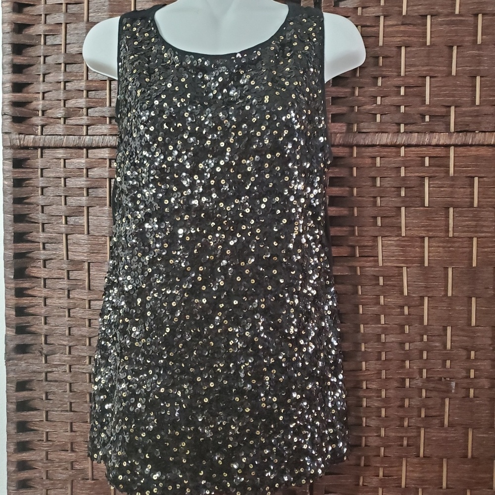 LOFT ann Taylor Tank Top glitters in front - Picture 1 of 4
